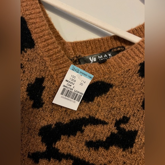 NWT Ye Mak Leopard Sweater - Picture 3 of 4
